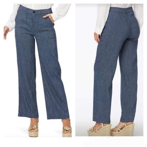 NYDJ Wide Leg Blue Pants